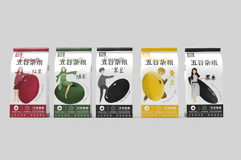 五谷雜糧包裝設(shè)計是怎么樣設(shè)計？